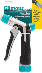 Gilmour Heavy Duty Front Control Garden Hose Nozzle with Adjustable Spray Pattern, Water Hose Nozzle for Watering Garden or Lawn