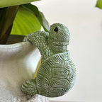 Cute Climbing Tortoise Flower Pot Hugger Figurines Resin Hanging Turtle Statue Planter Pot Decorations for Home Garden Fence Balcony Patio Lawn Yard Ornaments