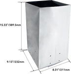 TEXALAN(R Poly Grow Bag Planters Panda Film Black and White 5 Gallon 25pcs
