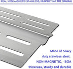 Genesis Grill Parts for Weber E310 E320 E330 EP310 EP320 EP330, 17.5” Flavorizer Bars 7620 Heat Deflector 7622 Burner Tube 62752 for Weber Genesis 300, Grill Replacement Parts for Weber Accessories