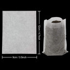 Augshy Nursery Growing Bags - 400pcs Fabric Plant Pots, Non-Woven Grow Bags for Seeding, Starter Seedling Plants, Home Garden, Outdoor, Greenhouse
