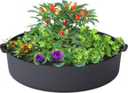 15 Gallon Plant Grow Bags, Round Fabric Raised Garden Beds Planter Pots with 2 Handles,Durable Breathe Cloth Planting Bed Gardening Container to Grow Vegetables for Outdoor Plants