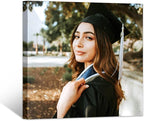 Custom Graduation Canvas Prints with Your Photos,Graduation Decorations, Personalized Graduation Canvas Wall Art Gifts Idea for Daughter, Son, Sibling or Friend (24" X 24")