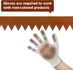40" L X 6" H Corten Steel Landscape Edging,6 Pack Landscape Edging with 7 Clips and Gloves,Garden Edging Border for Lawn, Flower Bed, Yard (Rust-Colored)