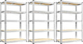 REIBII Storage Shelves 2020LBS Garage Shelving Heavy Duty Shelving 5 Tier Metal Shelving Units for Storage Adjustable Pantry Shelves for Kitchen Warehouse Basement 28" W x 12" D x 59.8" H, 3 Pack
