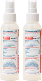 Wondercide - Mosquito, Tick, and Insect Repellent with Natural Essential Oils - DEET-Free Bug Spray and Killer - Safe for Family - Peppermint 2-Pack of 4 oz Bottle