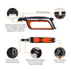 SHARPAL 103N All-in-1 Knife Garden Tool Multi-Sharpener for Lawn Mower Blade, Axe, Hatchet, Machete, Pruner, Hedge Shears, Scissors