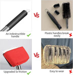 Grill Brush Bristle Free,(Only Replaceable Cleaning Head No Grill Brush)-Red