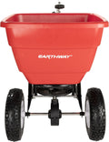 EarthWay Products T150 150lb Towable Broadcast Fertilizer Spreader, Seed Spreader, Pull Behind Aerator/Seeder for Garden Tractor, Easy Flow Control, Adjustable, Non-Skid Tires