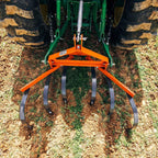 Titan Attachments Cultivator with 6 Spring Steel Shanks 3 Point Quick Hitch