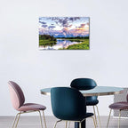 SKASNFAI Grand Teton Wall Art Decor National Park Poster Landscape Canvas Painting Artwork Framed Home Decor for Bedroom Kitchen Living Room (28x44 inch)