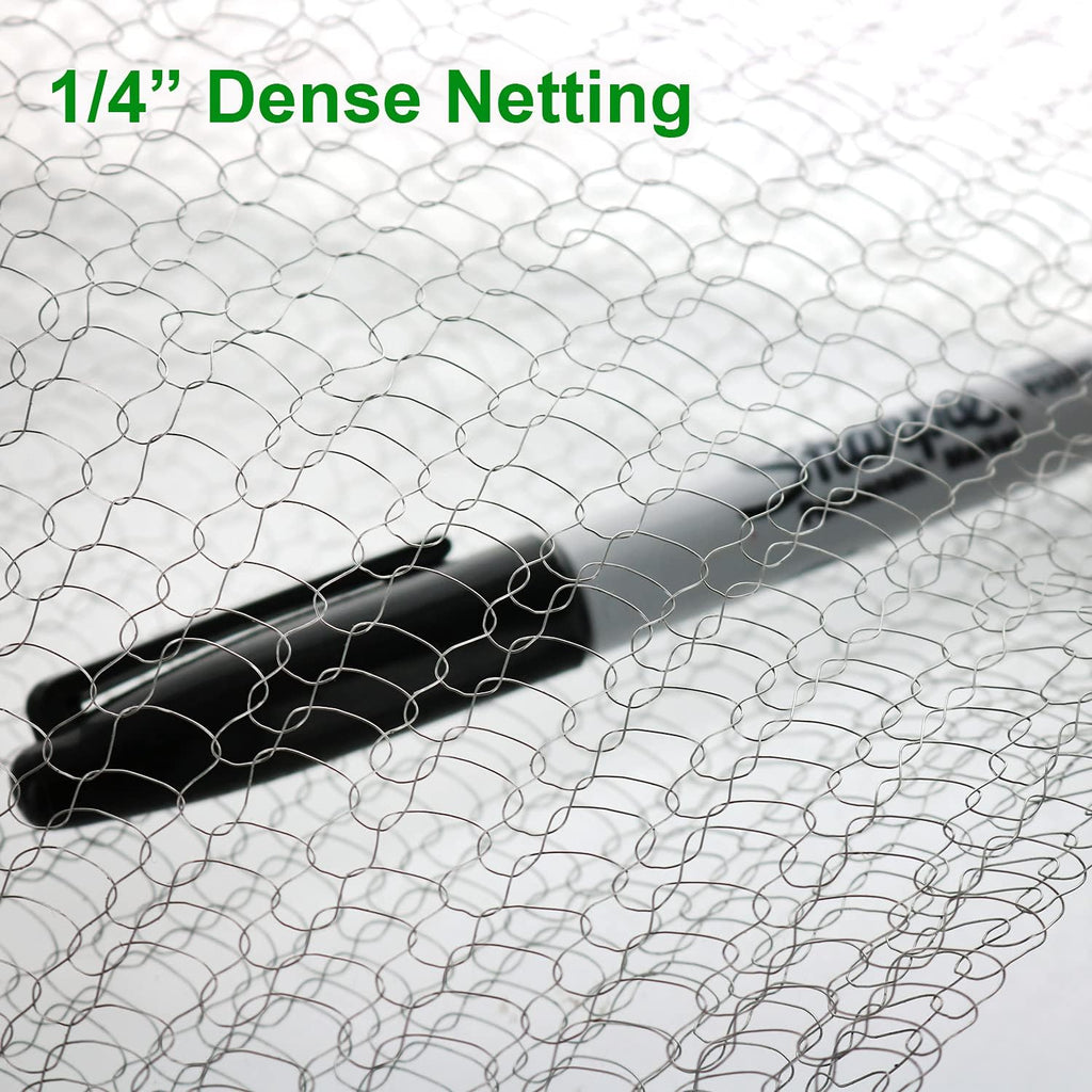 GIFTEXPRESS 4pc 5 Gallon Gopher and Vole Wire Baskets, Gopher Wire Mesh Plant Root Protector Gopher Baskets for Gopher Repellent to Prevent Underground Burrowing Animals and Critter Damages