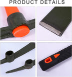 Heavy Duty Miniature Pick Mattock With Fiberglass Handle Garden Hand Tool For Gardening Digging & Camping Landscaping Pick Mattock