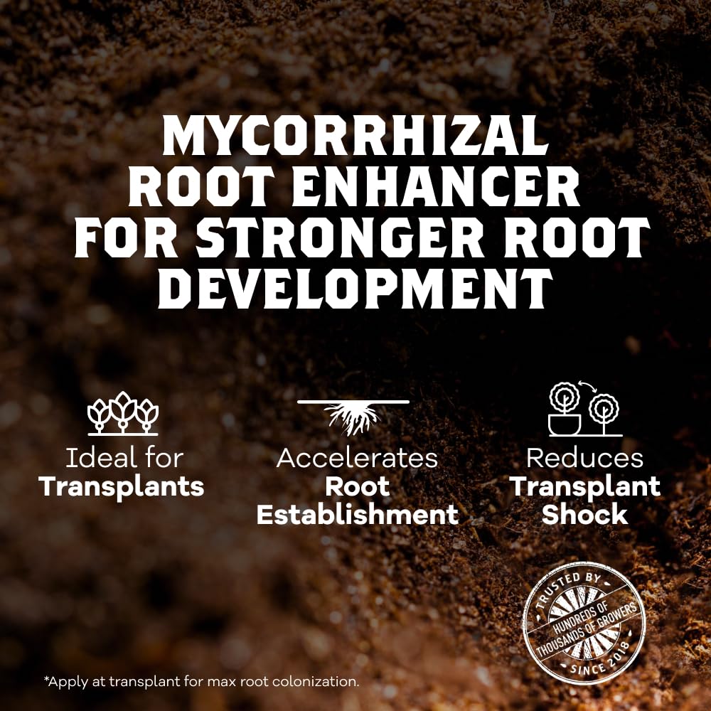 DYNOMYCO Granular Mycorrhizal Fungi Inoculant, 200g / 7oz – Boosts Root Growth, Yields & Nutrient Uptake – 900 Propagules/g, Concentrated Granules, & OMRI Listed – Biofertilizer for Plant Growth