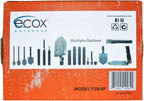 ecox Folding Shovel Survival Multitool for Camping Outdoors Shovel 4 Body Screwdriver Knife Saw Whistle Starter Can Opener Glass Shatterer All in one Tool