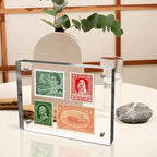 5x7 Inches Acrylic Picture Frames 1 Pack, Double Sided Magnetic Photo Frames,Free Standing on Desk or Table Clear Picture Frames