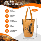 Reusable BBQ Blanket for Resting Meat - Insulated Smoker Grilling Bag with Wide Mouth for Large Brisket Pork Shoulders, and Turkeys Perfect BBQ Accessory & Gift for Men (15in)