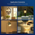 FLSNT 60W Equivalent LED Chandelier Light Bulbs, Dimmable LED B11 E12 Candelabra Base Bulbs, 3500K Natural White, 550LM, 12 Pack UL,CA65 Listed.