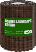 SnugNiture Corrugated Metal Garden Edging,8" x 20' Landscape Edging Border,Sturdy Metal Lawn Edging for Landscaping, Garden,Flower Bed and Yard