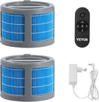 VEVOR Evaporative Humidifier for Whole House up to 1076.4 sqft, 10L(2.64G) Large Smart Cool Moisture Humidifier and Air Purifier,3-Speeds & 1-14h Timer,Premium Filter Quiet Sleep Mode for Bedroom