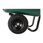 Garden Star 70019 Garden Barrow Dual-Wheel Residential Wheelbarrow Garden Cart