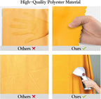 Yellow Background 6x9FT Solid Color Photo Backdrop Screen Video Recording Curtain Party Decor Photography Studio Props