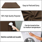 10x20FT Large Brown Screen Backdrops for Photography,High Density, Wrinkle Resistant, Photo Video Studio, Party, Events Product Shooting Props