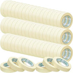Masking Tape Bulk General Purpose Masking Painting Tape 55 Yards for Painting Home Office School Stationery Arts Crafts Basic Use, Easy Removal(60 Rolls,0.8 Inch)