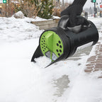Hand held Spreader, Seed Spreader for Ice Melt, Grass Seed, Fertilizer Lawn and Garden. Multiple Adjustable Opening Sizes for Salt,Ice Melt, Up to 80 Oz