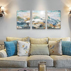 DZRWUBHS Abstract Canvas Wall Art - Large Size Decor for Living Room, Bedroom & Office - 20x28, 3 Piece Set