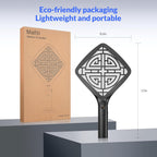Mafiti Bug Zapper 3000V Ultra-Light Electric Fly Swatter with LED Light,Bug Zapper Indoor with Safety Grid for Home,Kitchen&Outdoor Camping-AA Battery Powered (not incl.)