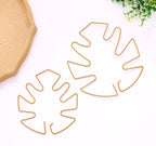 Spiritlele 5 Pcs Golden Plant Stem Support Holder Set Monstera Plant Support Clamp Growth Accessories for Indoor Plants Small