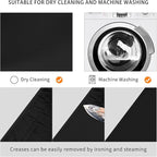 12x10 FT Black Backdrop Background, 100% Polyester Photography Backdrop Screen Foldable Washable Black Screen for Professional Photo Studio Photoshoot Portraits Party