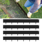 5Pack Galvanized Steel Landsacpe Edging,40“/L x 6.5"/H No Dig Edging for Landscaping,Garden Edging Lawn Border for Yard Pathway Divider(33FT Total Length)
