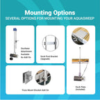 Scott Aerator 3/4 Horse Power 230V Muck Blaster - 100ft Cord | 3/4 Horse Power Aquasweep w/Post Mount | Water Circulator | Water Agitator | Water Mover | Muck Blower