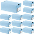 12 Sets Mini Shoe Gifts Boxes for Party Favors 4.7 x 2.5 x 2 Inch Sports Mini Sneaker Box with Editable Label for Candies Cookies Snacks (Light Blue, 4.7 x 2.5 x 2 Inches)