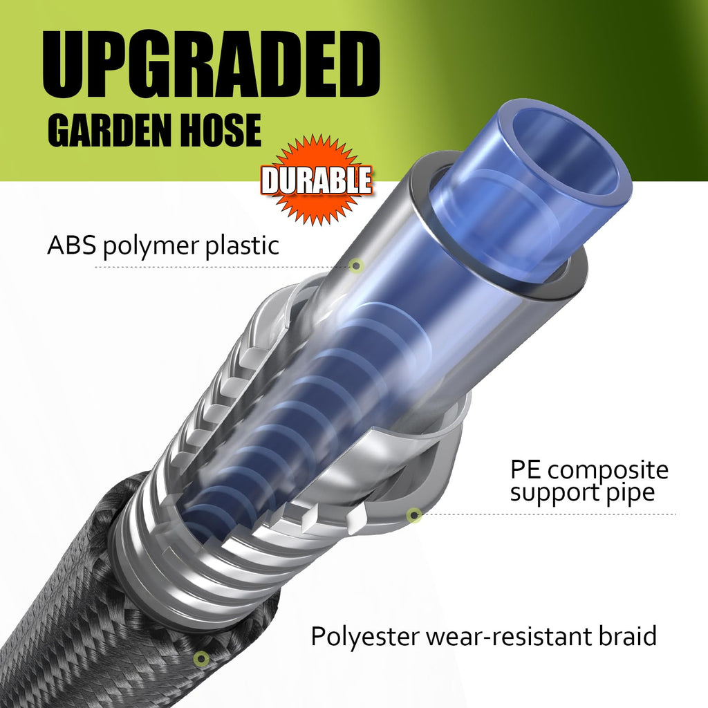 Relxitl Garden Hose, Ultra Lightweight Water Hose 50FT
