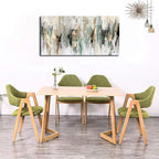 tigeridge Abstract Wall Art Grey Modern Canvas Pictures Contemporary Canvas Artwork for Bedroom Living Room Bathroom Kitchen Office Home Wall Decor Framed Ready to Hang 29" x 58"