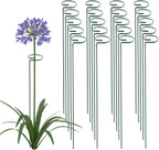 36 Inch 20 Packs Plant Support Stake Garden Single stemmed Plant Support Hoops Plant Prop for Flowers Orchid Tomatoes Peony Lily Rose Gladiolus (36 inch)