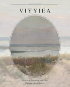 VIYYIEA Gold Framed Wall Art Canvas Print Home Decor Classical Coastal Scenery Bathroom Pictures Wall Decorations Farmhouse Wall art Room Decor Kitchen Office Bathroom Art Prints Wall Decor 11x14in