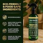 Neem Oil Spray for Plants Botanical Blend – Plant Wash with Natural Essential Oils, Simple Ready-to-Use Plant Spray for Gardens, Houseplants, Indoor & Outdoor Plants – 8 oz