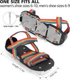 Lawn Aerator Shoes for Grass - Pre-Assembled Grass Aerator Shoes for Lawn - Soil Yard Aerator Tool for Aerating Patio Garden, Colorful