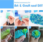 PartyWoo Blue Crepe Paper Streamers 4pcs 328ft Pack of Light Sky Blue Crepe Paper Streamers for Birthday Gender Reveal Baby Shower Graduation Pool Mermaid Under The Sea Theme Party Decorations