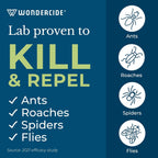 Wondercide Rosemary Indoor Pest Control Spray, 128 oz – Natural Ant, Roach & Flea Killer, Pet-Safe