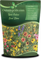 Outsidepride Mountain Wild Flower Seed Mix - 5 lbs Premium Blend of Annual & Perennial Wildflower Seeds for High-Elevation in USDA Zones 3-8, Ideal for Mountain Gardens, Low-Maintenance & Easy to Grow