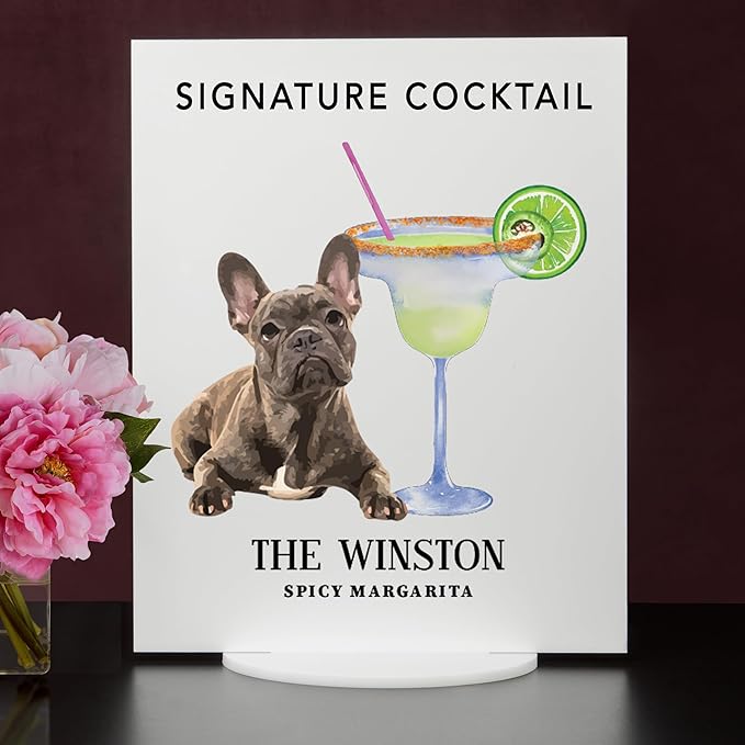 Pet Signature Drink Wedding Signs