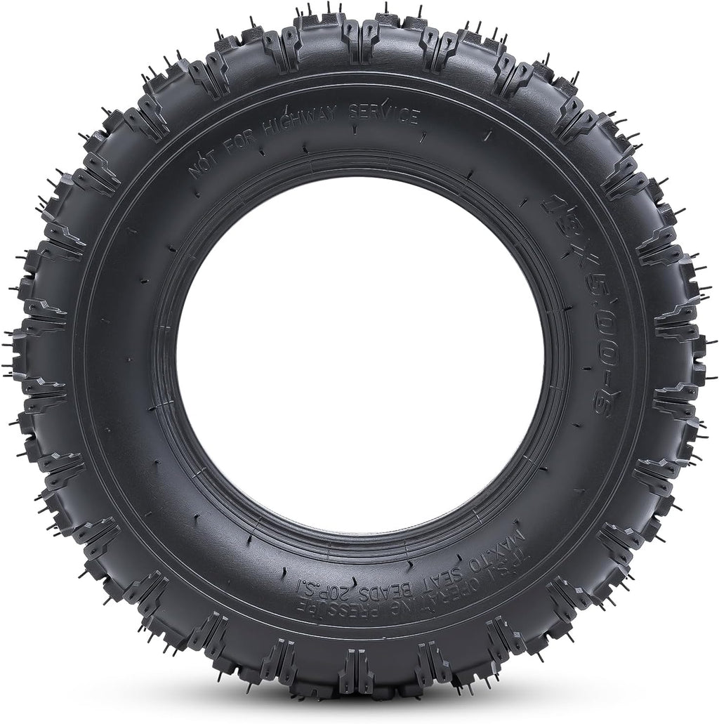 2 PCS13x5.00-6 Tires and 13X5.0-6(5.0/4.0-6) Inner Tubes for 4 Wheelers ATV,Quad Lawn, Mower, Wheelbarrows, Go Kart,Snow Blower, Tractors, Hand Trucks, Trolleys, Mini Bike Tires (P-094)