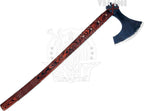 SHINY CRAFTS 40" Hand-Forged Double-Head Norse Dane Axe Replica – Carbon Steel, SCA-08