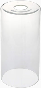 GoLucky Glass Cylinder Shade Accessory - Glass Lamp Fixture Shade Replacement - 1-5/8 Inch Fitter - 3.5"(D) x 5"(H)