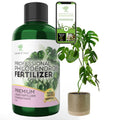 Professional Liquid Philodendron Plant Fertilizer | 3-1-2 Concentrate for House Plants | Multi-Purpose Blend & Gardening Supplies | 8 oz Bottle